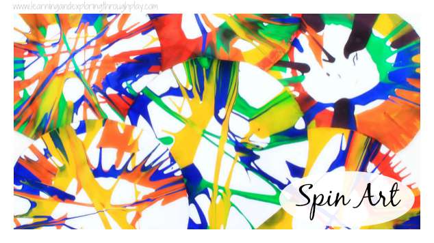 Learning and Exploring Through Play: Spin Art Painting for Kids
